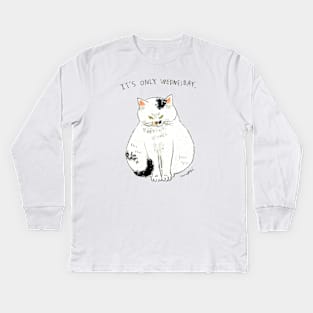 It's only Wednesday Kids Long Sleeve T-Shirt